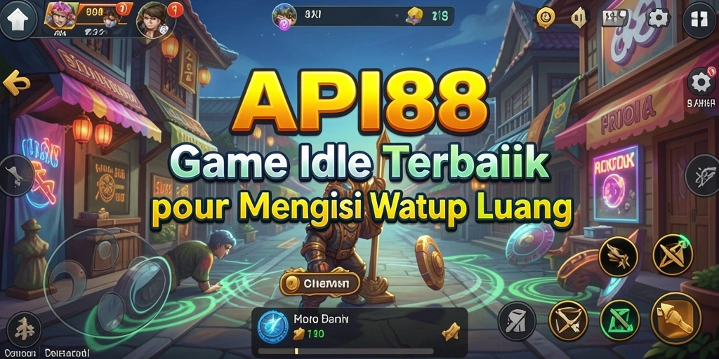 Tangkapan layar dari gameplay API88 yang menunjukkan kemajuan permainan Idle yang menakjubkan.