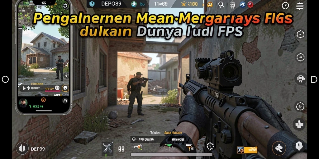 Tampilan gameplay seru dari DEPO89 yang menampilkan aksi FPS intens.