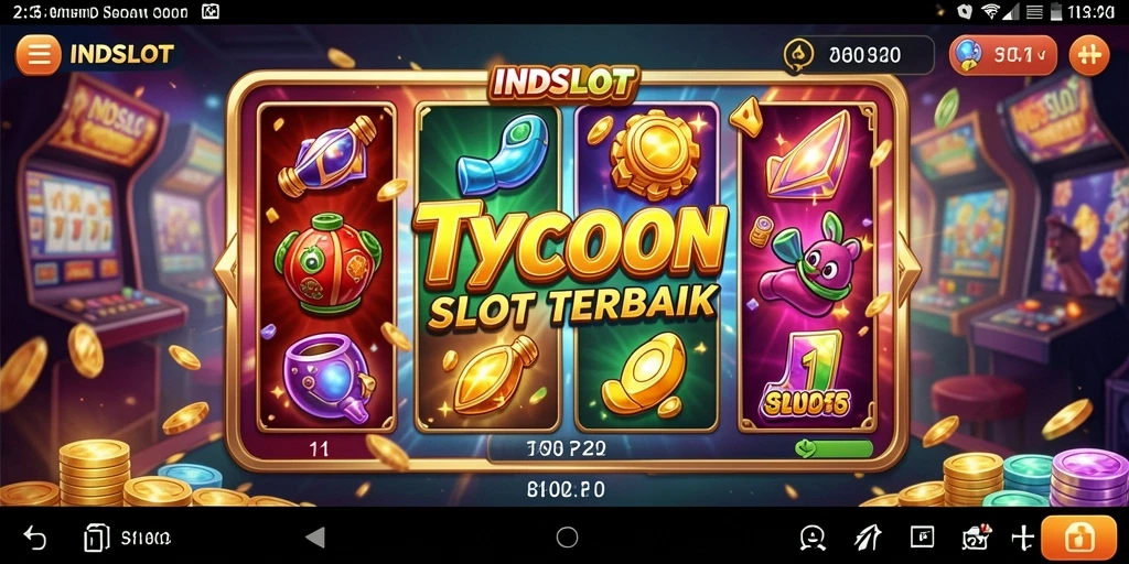 Tangkapan layar menunjukkan gameplay seru INDSLOT dengan mesin slot yang beragam.