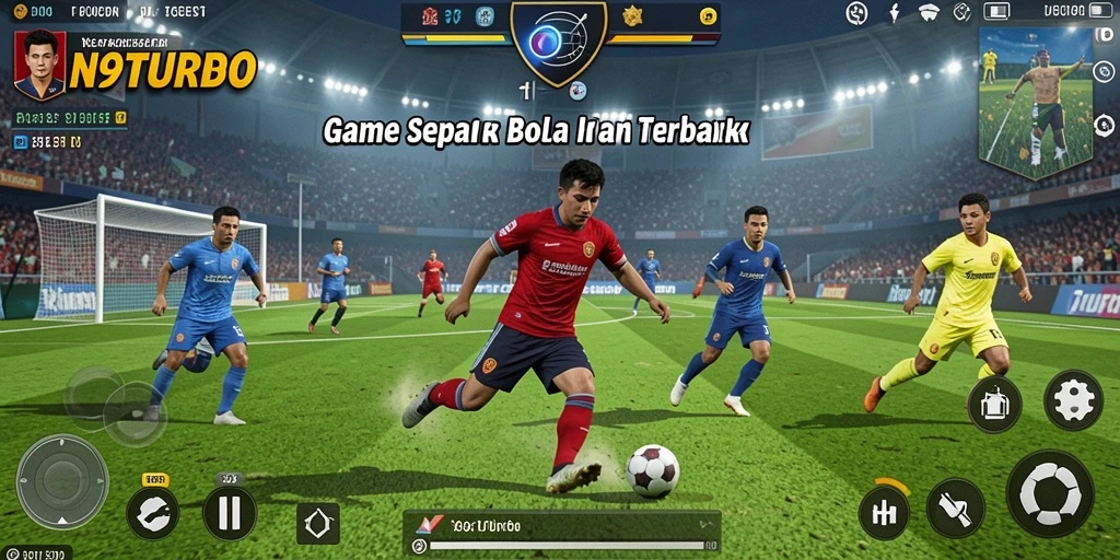 Tampilan gameplay yang mendebarkan di N9TURBO.