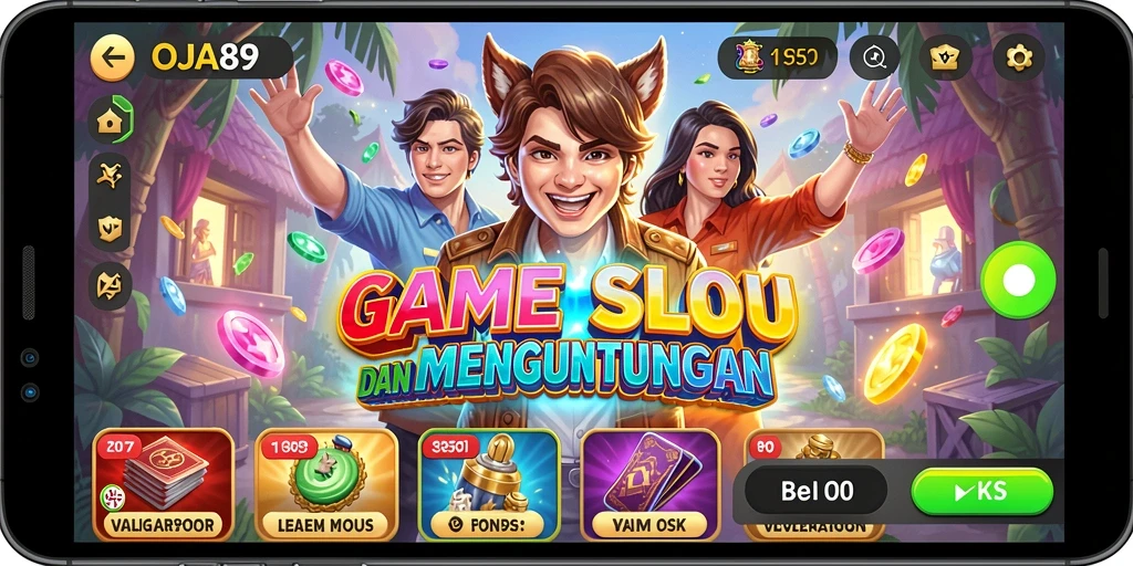 Tampilan menarik dari gameplay OJA89 di mesin slot modern.