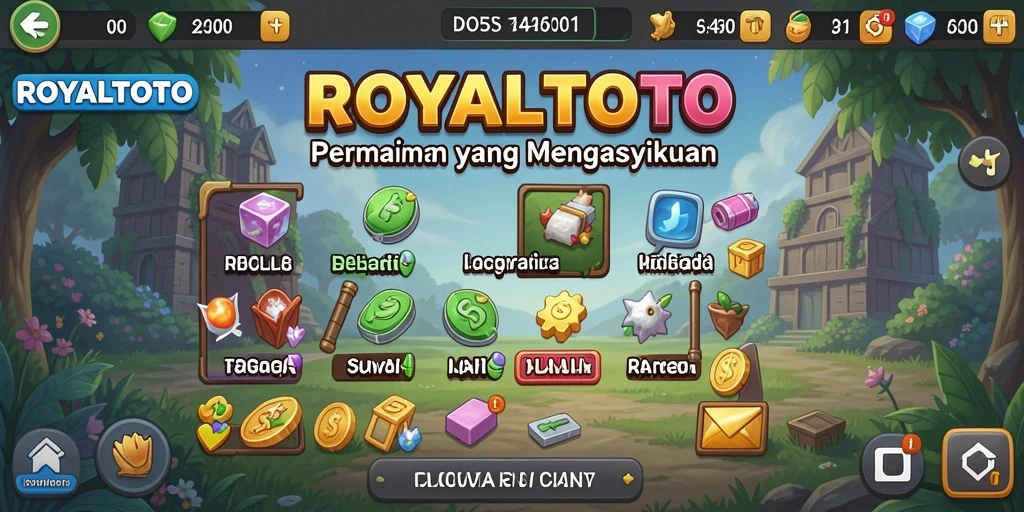 Tampilan gameplay ROYALTOTO yang menarik dan interaktif.